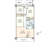 【埼玉県/新座市大和田】セザール新座ガーデン 間取り図