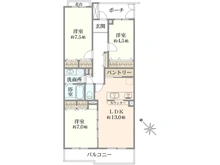 【埼玉県/新座市畑中】シャレール新座 間取り図