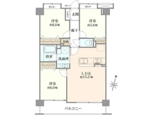 【埼玉県/入間市豊岡】プランヴェール入間霞川 間取り図
