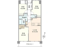 【東京都/練馬区中村北】藤和ハイタウン練馬 間取り図