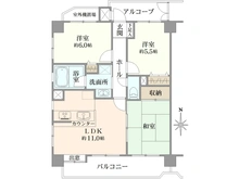 【東京都/板橋区大谷口北町】ライオンズシティ小竹向原 間取り図