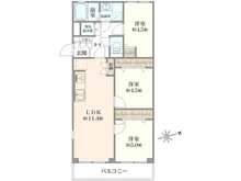 【東京都/練馬区中村南】都立家政シティハウス 間取り図