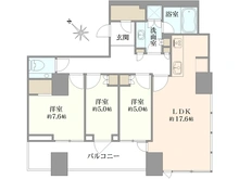 【東京都/港区虎ノ門】パークコート虎ノ門 間取り図