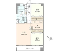 【東京都/新宿区市谷八幡町】市ヶ谷見附ハイム 間取り図