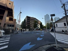【東京都/港区虎ノ門】東武ハイライン第二芝虎ノ門 前面道路