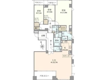 【東京都/港区西麻布】麻布霞町パーク・マンション 間取り図