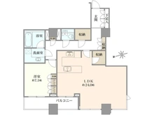 【東京都/港区高輪】シティタワー高輪 間取り図