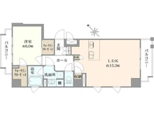 【東京都/港区新橋】コンシェリア新橋SIX 間取り図