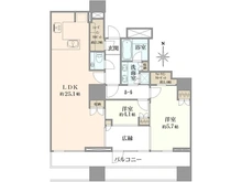 【東京都/港区三田】三田ガーデンヒルズ サウスヒル 間取り図