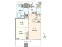 【東京都/港区浜松町】WORLD TOWER　RECIDENCE 間取り図