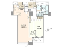 【東京都/港区三田】三田ガーデンヒルズ　 イーストヒル 間取り図