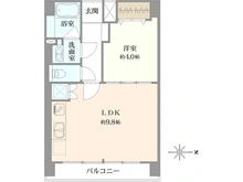 【東京都/港区海岸】マリンシティダイヤモンドパレス 3号棟 間取り図