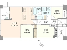 【東京都/渋谷区富ヶ谷】パークハウス代々木上原 間取り図