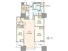 【東京都/港区三田】三田ガーデンヒルズ イーストヒル 間取り図