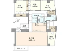 【東京都/港区高輪】第二高輪ハウス 間取り図