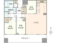 【東京都/中央区晴海】パークタワー晴海 間取り図