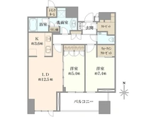 【東京都/港区三田】ザ・レジデンス三田 間取り図