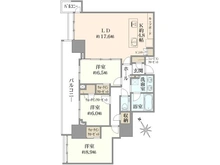 【東京都/港区芝浦】ブランズタワー芝浦 間取り図