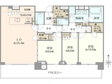 【東京都/中央区晴海】HARUMI　FLAG　PARK　VILLAGE T棟 間取り図