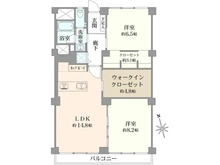 【東京都/港区六本木】メゾン麻布 間取り図
