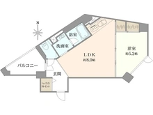【東京都/港区元麻布】トゥールブランシュ麻布 間取り図