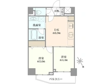 【東京都/港区東麻布】ルピナス麻布シティフォルム 間取り図