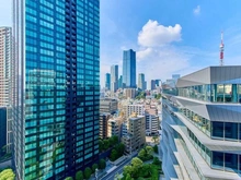 【東京都/港区三田】三田ガーデンヒルズ ノースヒル 眺望：東京タワー、麻布台を望む眺望（天候による）