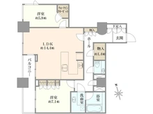 【東京都/港区高輪】シティタワー高輪 間取り図