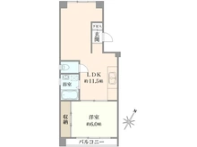 【東京都/港区元麻布】松山ハイツ 間取り図