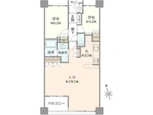 【東京都/港区南麻布】イトーピア麻布 間取り図