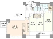 【東京都/港区台場】THE TOWERS DAIBA EAST 間取り図