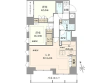 【東京都/港区三田】アトラス麻布十番 間取り図