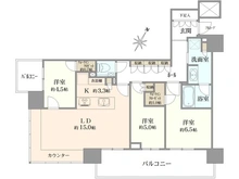 【東京都/江東区豊洲】パークホームズ豊洲ザレジデンス 間取り図