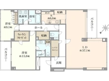 【東京都/港区白金】白金ハウス 間取り図