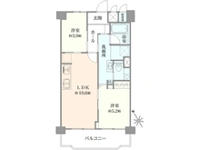 【東京都/中央区月島】フジハイツ月島 間取り図