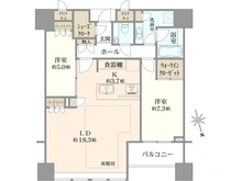 【東京都/港区白金】白金ザ・スカイ 東棟 間取り図