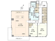 【東京都/港区南青山】シャトー東洋 間取り図
