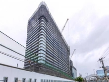 【東京都/中野区中野】パークシティ中野 ザ タワー ブリーズ 建築中の外観