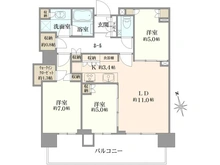 【東京都/中央区晴海】HARUMI FLAG PARK VILLAGE T棟 間取り図