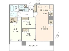 【東京都/中央区晴海】HARUMI FLAG SUN VILLAGE  T棟 間取り図