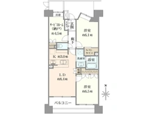 【東京都/港区高輪】コスモ高輪シティフォルム 間取り図