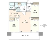 【東京都/中央区晴海】HARUMI FLAG SUN VILLAGE  T棟 間取り図