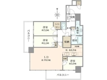 【東京都/中央区晴海】パークタワー晴海 間取り図