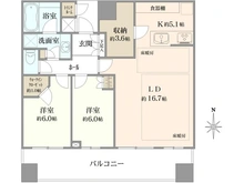 【東京都/中央区晴海】パークタワー晴海 間取り図