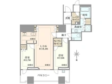 【東京都/港区三田】三田ガーデンヒルズ パークマンション 間取り図