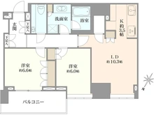 【東京都/港区高輪】ザ・パークハウス高輪タワー 間取り図