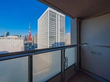 【東京都/港区三田】ザレジデンス三田 バルコニー