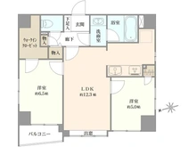 【東京都/中央区湊】八丁堀アムフラット 間取り図