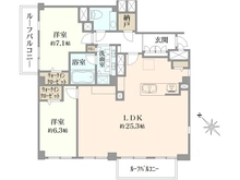 【東京都/港区白金台】シェトワ白金台 間取り図