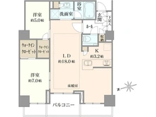 【東京都/港区芝浦】プラウドタワー芝浦 間取り図